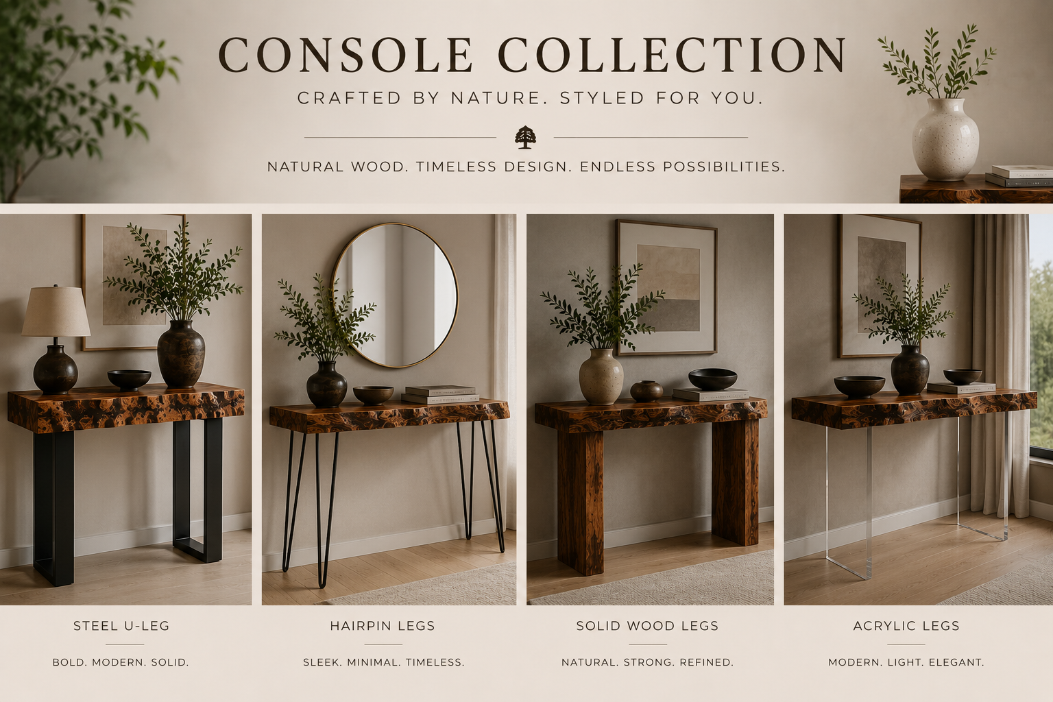 CONSOLE TABLES