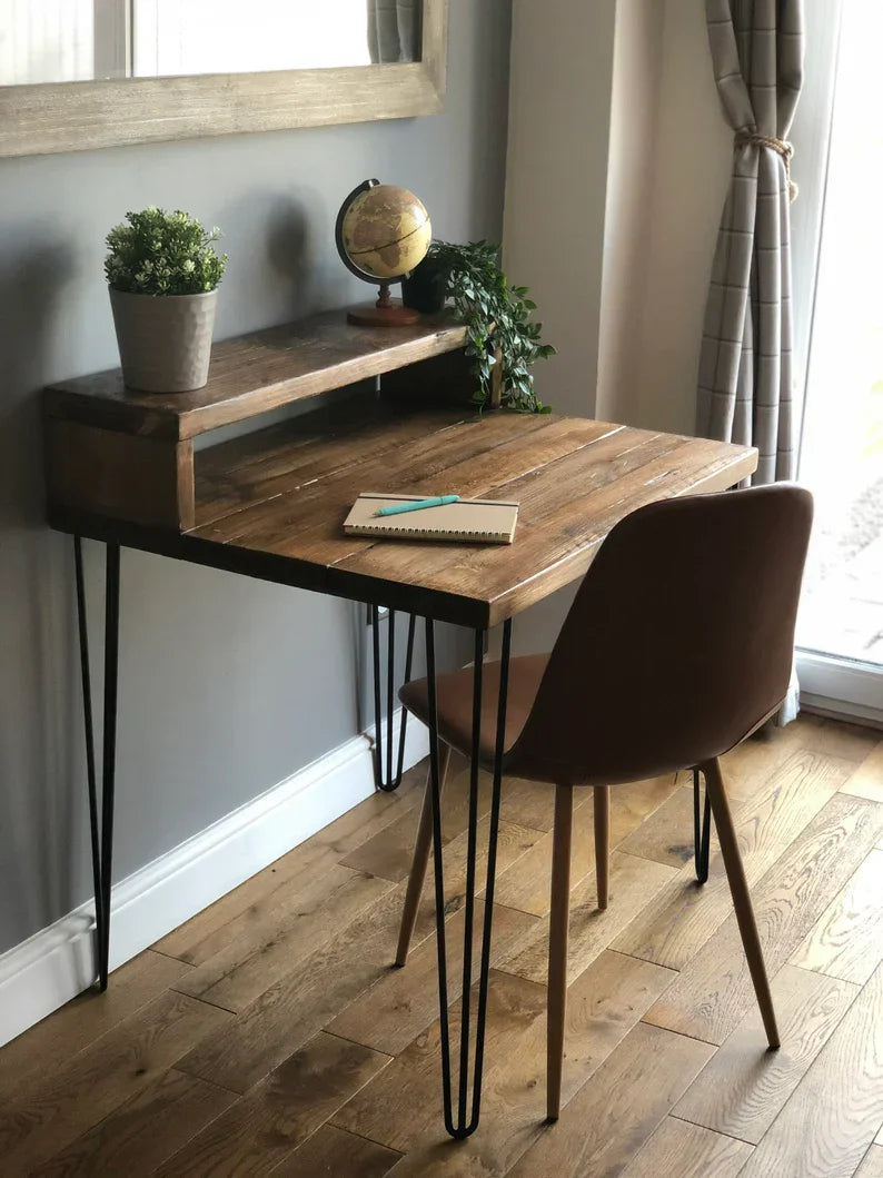 Tavro Study Table – Premium Solid Wood Desk | Modern Writing Table for Home Office & Study Room