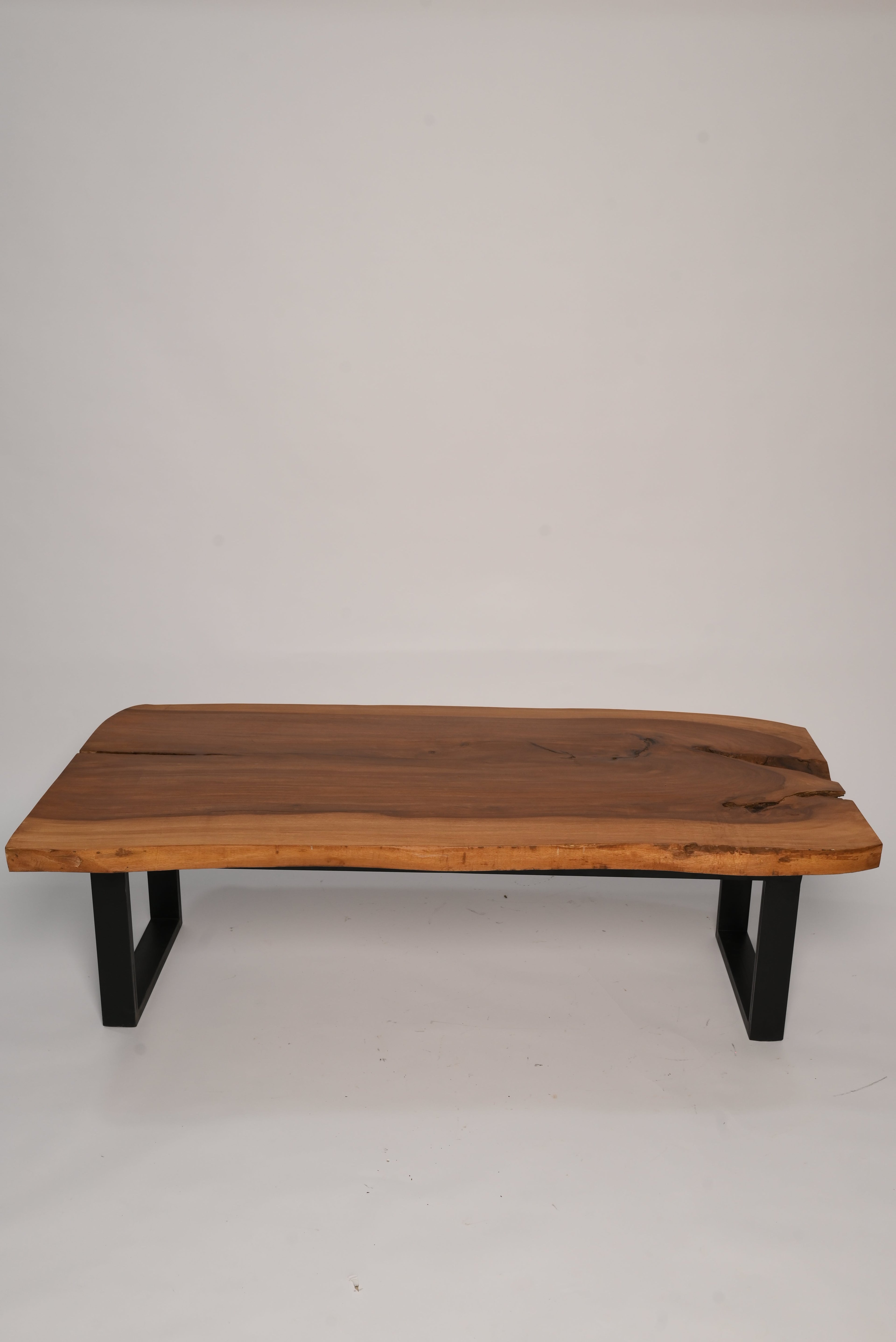Live Edge Coffee Table | Rustic Center Table | Solid Wood Farmhouse Table